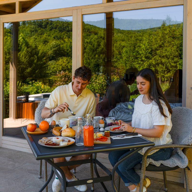 chalet, chalet reggeli, gourmet kosár