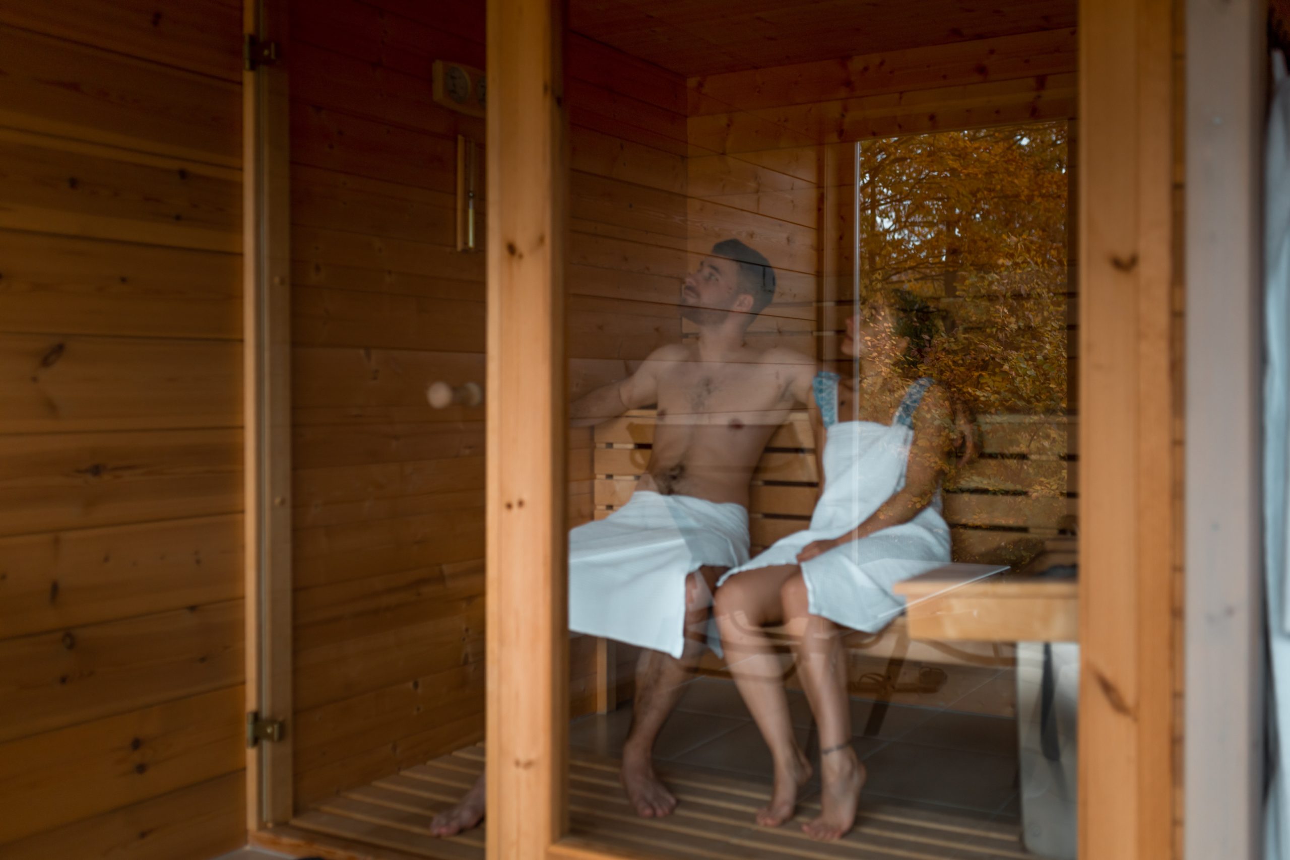 A Chalet-nál kényelmes és tágas finn szauna is kényeztet téged
